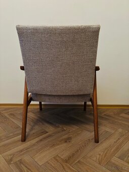 2 Křesla Brusel 60. léta PO RENOVACI (bez stolku) - 4