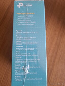 Přenosný LTE WiFi modem Tp-link M7200 - 4