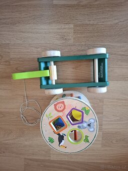 Dřevěná želvička, vkládání tvarů Playtive - 4