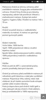Matrace do postýlky nová - 4