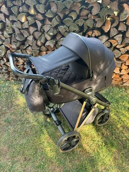 kočárek Roan Ivi Raven Black rose gold - 4