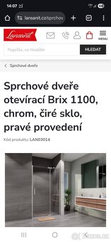 Sprchové dveře Lansanit 1100 - 4