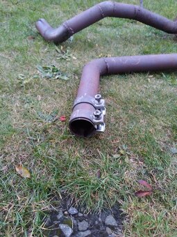Provizorní výfuk fabia rs 1.9tdi včetně downpipe 60mm - 4