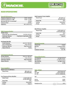 Mackie REACH (profesionální PA reproduktor) - 4