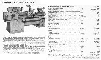 Hrotový soustruh SV18R/1000 - 4