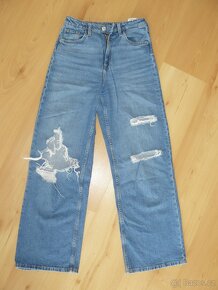 Dívčí kalhoty / rifle vel. 152 - 4