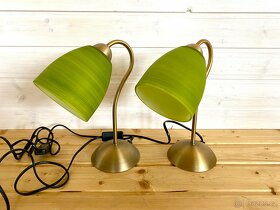 Mosazné párové stolní lampy - 4