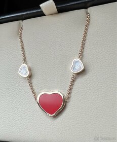 Chopard náhrdelník rosegold happy hearts - 4