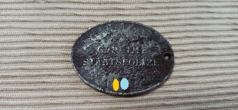 Odznak - placka příslušníka Gestapa. Kopaný nález. - 4