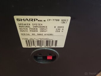 Reproduktory SHARP CP 7700 HMK2 250 Watt - 4