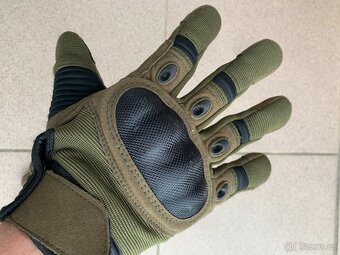 Taktické rukavice na airsoft - velikost M - 4
