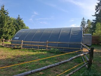 Plachtová hala 6x12m plachta 900g PVC - 4