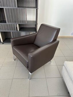 Křeslo BoConcept Fly kožené hnědé - 4