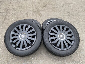Originální kola Škoda 5x112 r16, pneu 205/60 r16 - 4