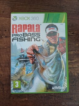 Xbox 360 Rapala Probass Fishing prut a hra - 4