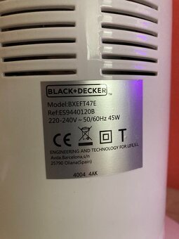 Ventilátor - sloupový:Black+Decker BXEFT47E - 4
