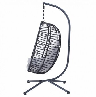 Šedá houpačka závěsné křeslo 69 - 4
