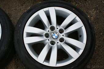 R17 alu kola BMW 5x120 dvourozměr pěkné a letní pneu - 4
