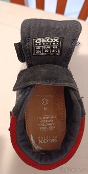 Kožené tenisky capáčky Geox vel. 20 - 4