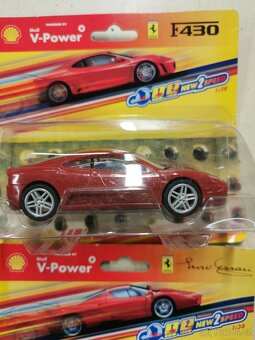 Autíčka, modely Ferrari. Shell. - 4