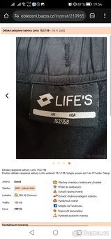 Dětské zateplené kalhoty - 4