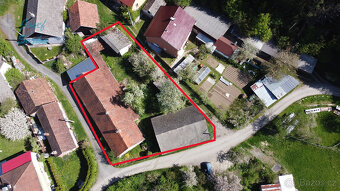 Prodej RD se stodolou, Újezd u Tišnova, pozemek 844m2 - 4