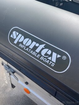 Nafukovací rybářský člun Sportex s elektropohonem - 4