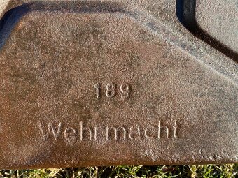 Kanystr Wehrmacht Brose u Co 1943 německý válečný - 4