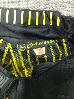 Prodám 2x použité kalhoty FOX na motocross, enduro, - 4