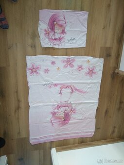 Dívčí dětské povlečení do postýlky Růžové 95 x 120 cm - 4