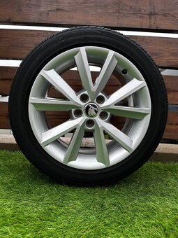 Alu kola 5x100 r16 s letním pneu (f3) - 4