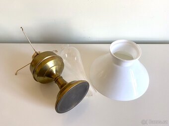 Stará petrolejová lampa Gerbrüder Brünner - 4