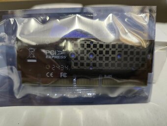 PCI-E adaptér pro M.2 NVME disky do základní desky SLIM + ch - 4