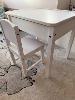 Dětský stoleček + židle IKEA SUNDVIK - 4