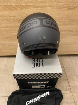 Otevřená helma na motorku Cassida Handy Plus Chief, vel. M - 4