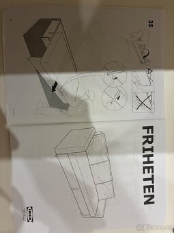 Trojmístná sedačka IKEA Friheten - 4