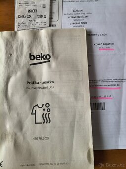 Pračka Beko se.susickou.V zaruce - 4