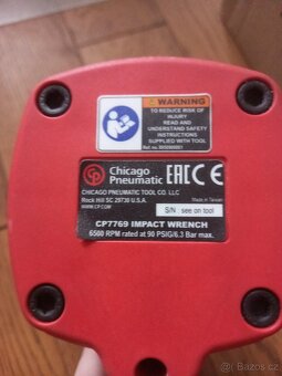 Pneumatický rázový utahovák 3/4" CP7769 G (1 950 Nm) - 4