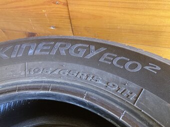 4ks letních pneu HANKOOK - 195/65R15 91H 5,5-6mm DOT2019 - 4