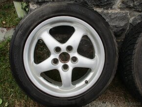 Alu kola 5x100 R16 ET 38 Pneu zimní 205/55 R16 - 4