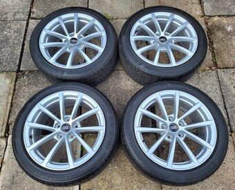 Originál 17" Audi A6 VW Škoda 5x112 letní pneu 5,5-6mm - 4