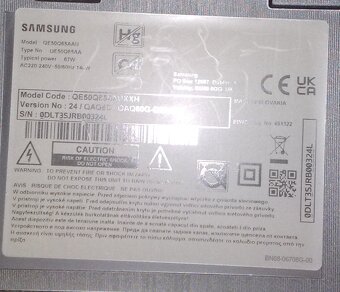 Prodam Smart WiFi 4K UHD QLED TV Samsung QE50Q65AAU-125cm(50 - 4