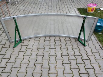 Polykarbonátova stříška v hliníkovém rámu - 4