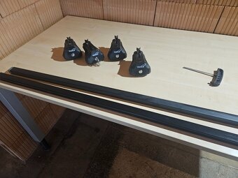 střešní nosič, zahrádka příčník Hakr na lyžiny (hagusy) - 4