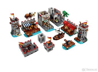 Lego Bricklink medieval seaside Market - 4