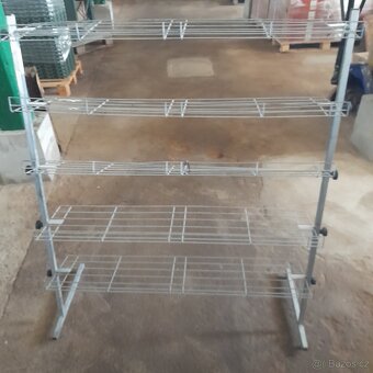 Regály na něco lehkého 4 kusy 120 x 100 cm - 4