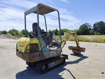 Minibagr Yanmar B15. 2x lyžica. - 4