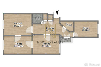 Pronájem, byt 3+1, 116 m², Plzeň, ul. Klatovská - 4