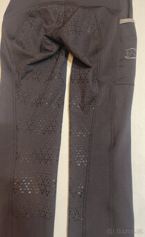 Jezdecké legíny vel. 36 s Gripy , kapsa na mobil - 4