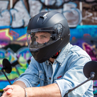 VINZ Integrální helma Vigo s plným hledím - 4